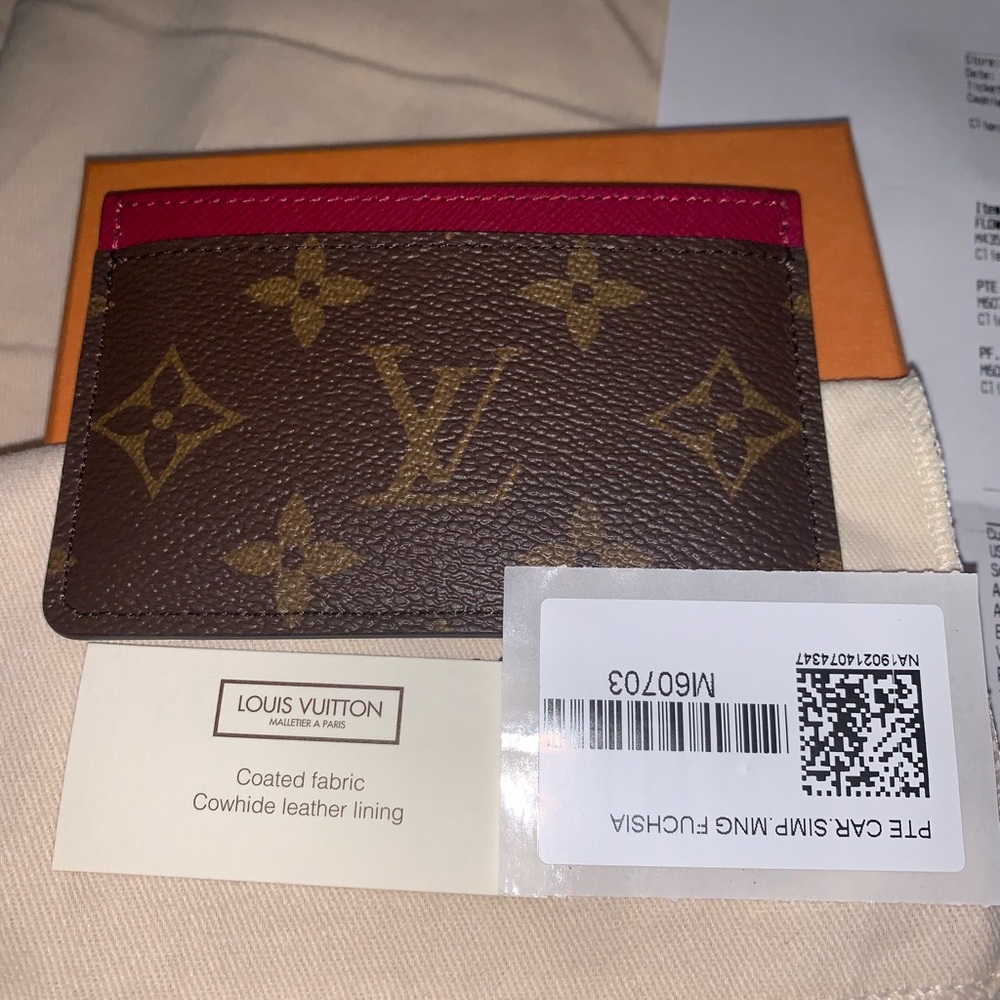 Louis Vuitton M60703 Card Holder Monogram Canvas